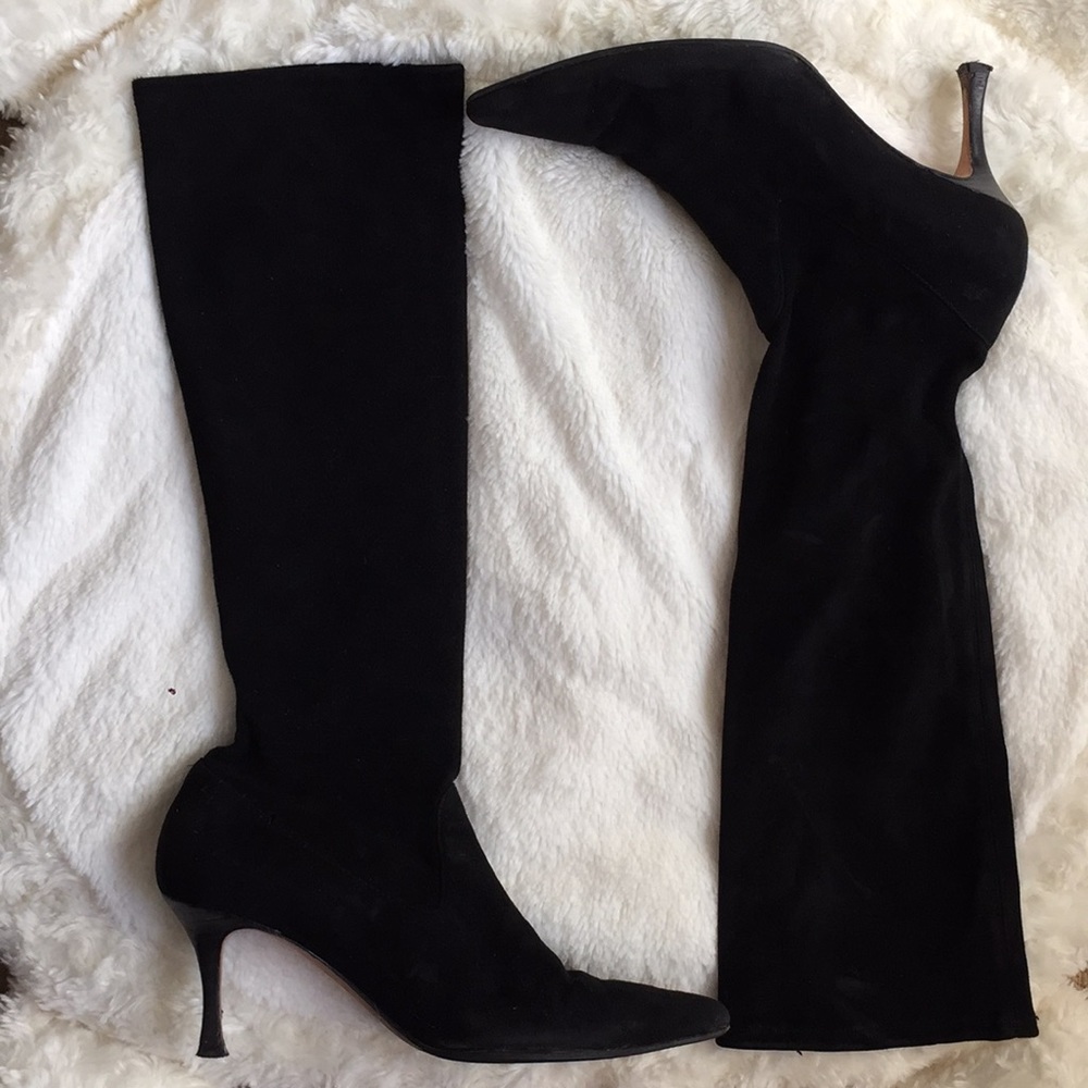 Final price! Manolo Blahnik Black Heeled Boots
